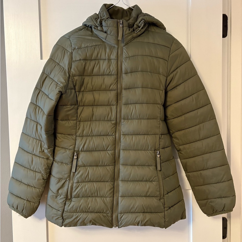St. John’s Bay Moss Green Puffy Coat